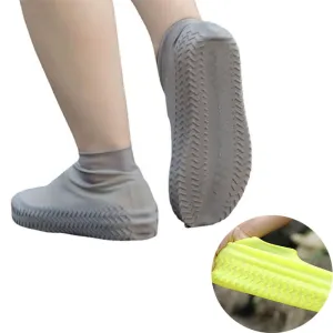 1 Pair Reusable Latex Waterproof Rain Shoes