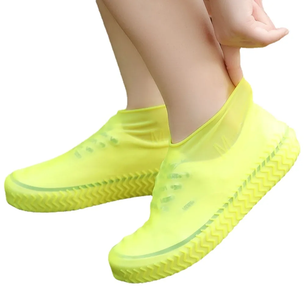 1 Pair Reusable Latex Waterproof Rain Shoes