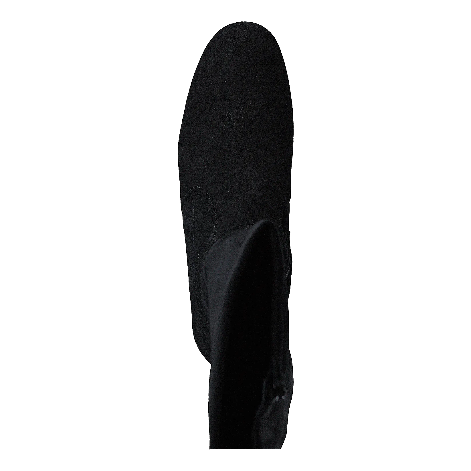 500 Black Suede Stretch Black
