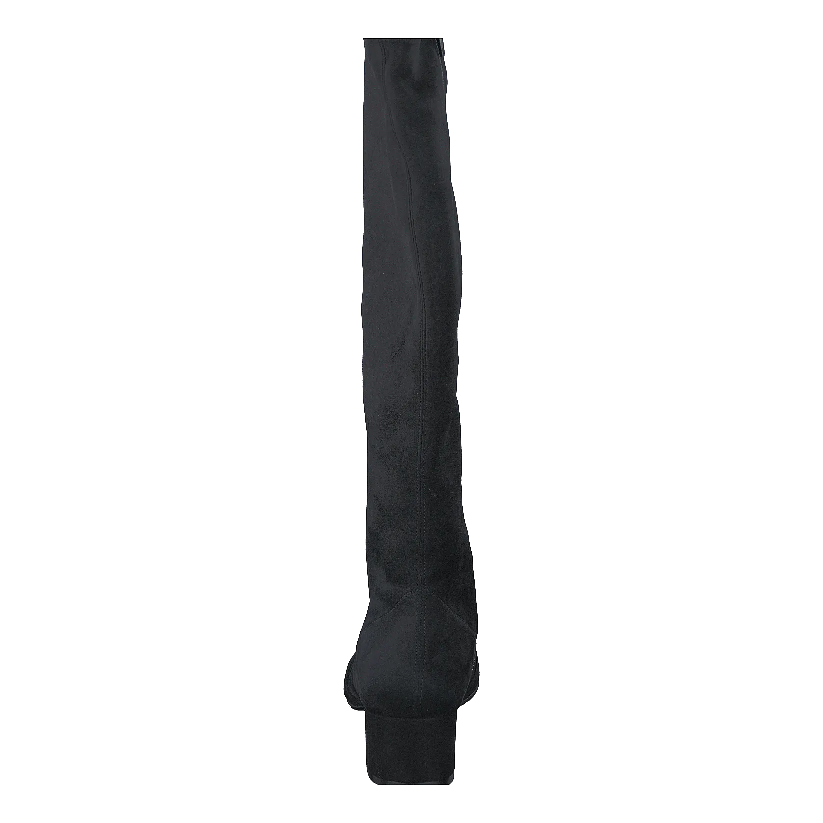 500 Black Suede Stretch Black