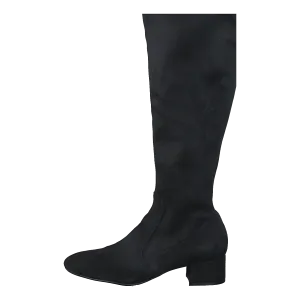 500 Black Suede Stretch Black