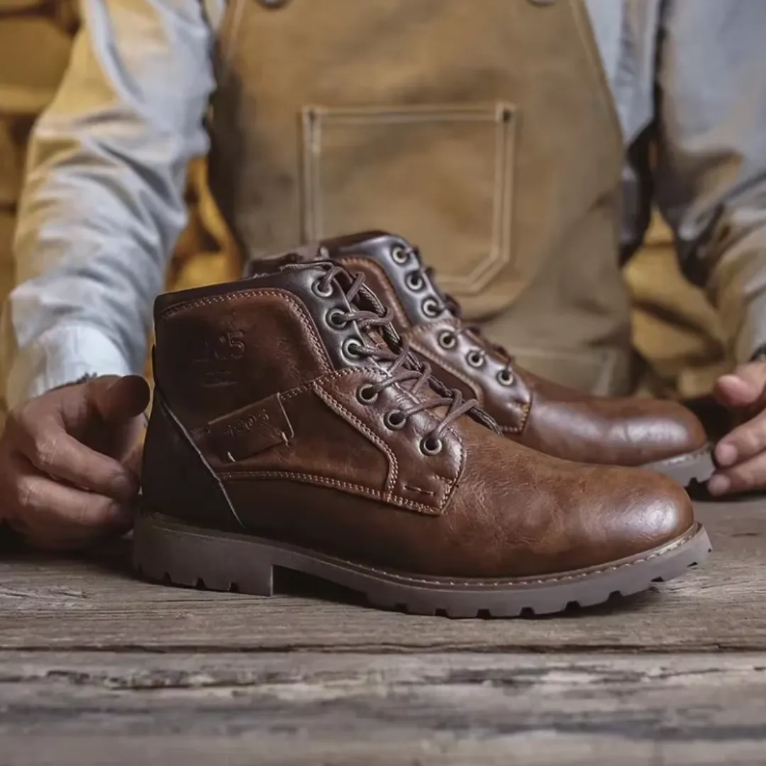 Aaron - Vintage Leather Boots