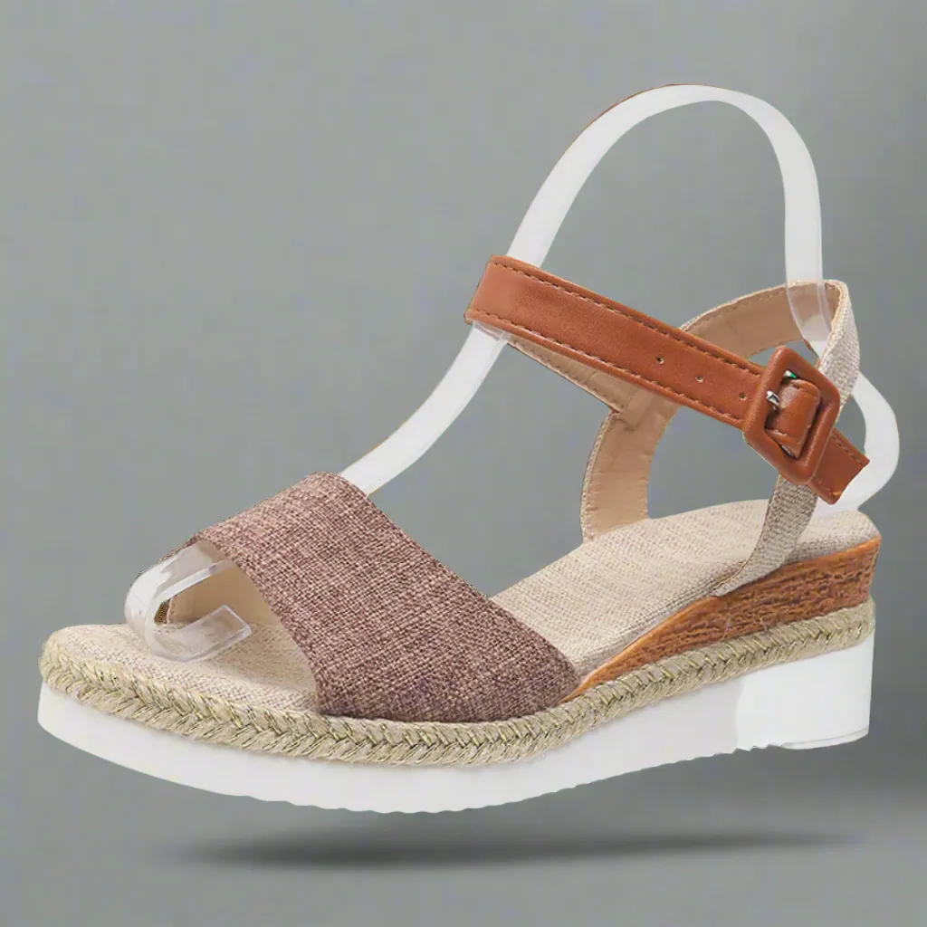 Almuth | Comfortable Wedge Sandals for Women  Elegant Summer Look