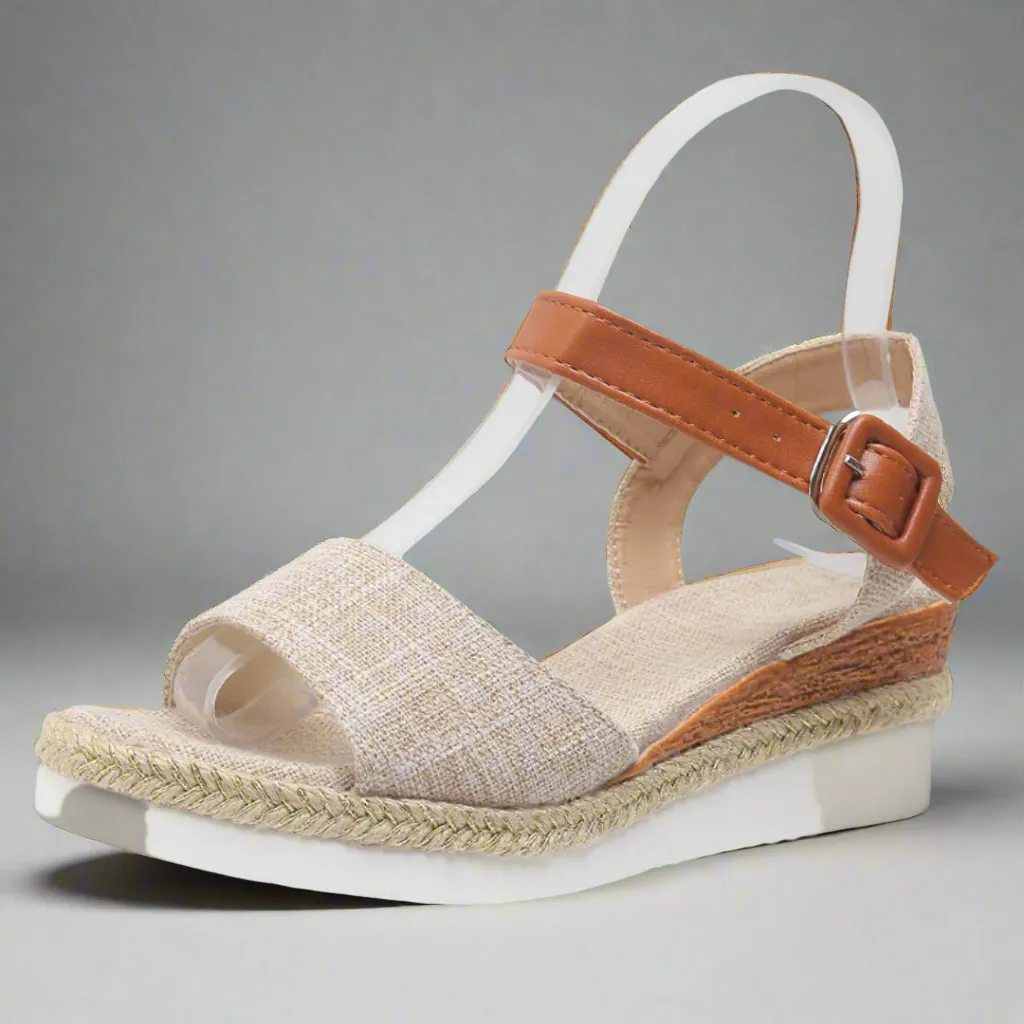 Almuth | Comfortable Wedge Sandals for Women  Elegant Summer Look