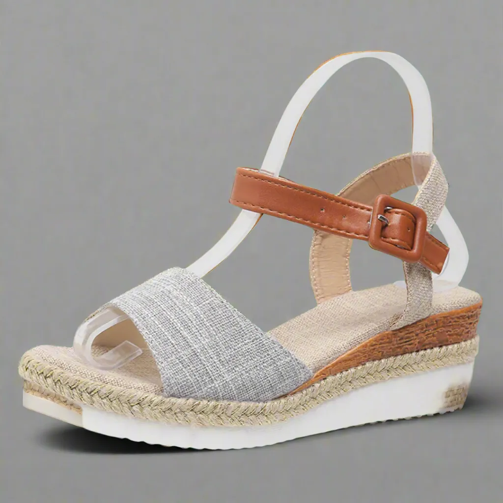 Almuth | Comfortable Wedge Sandals for Women  Elegant Summer Look