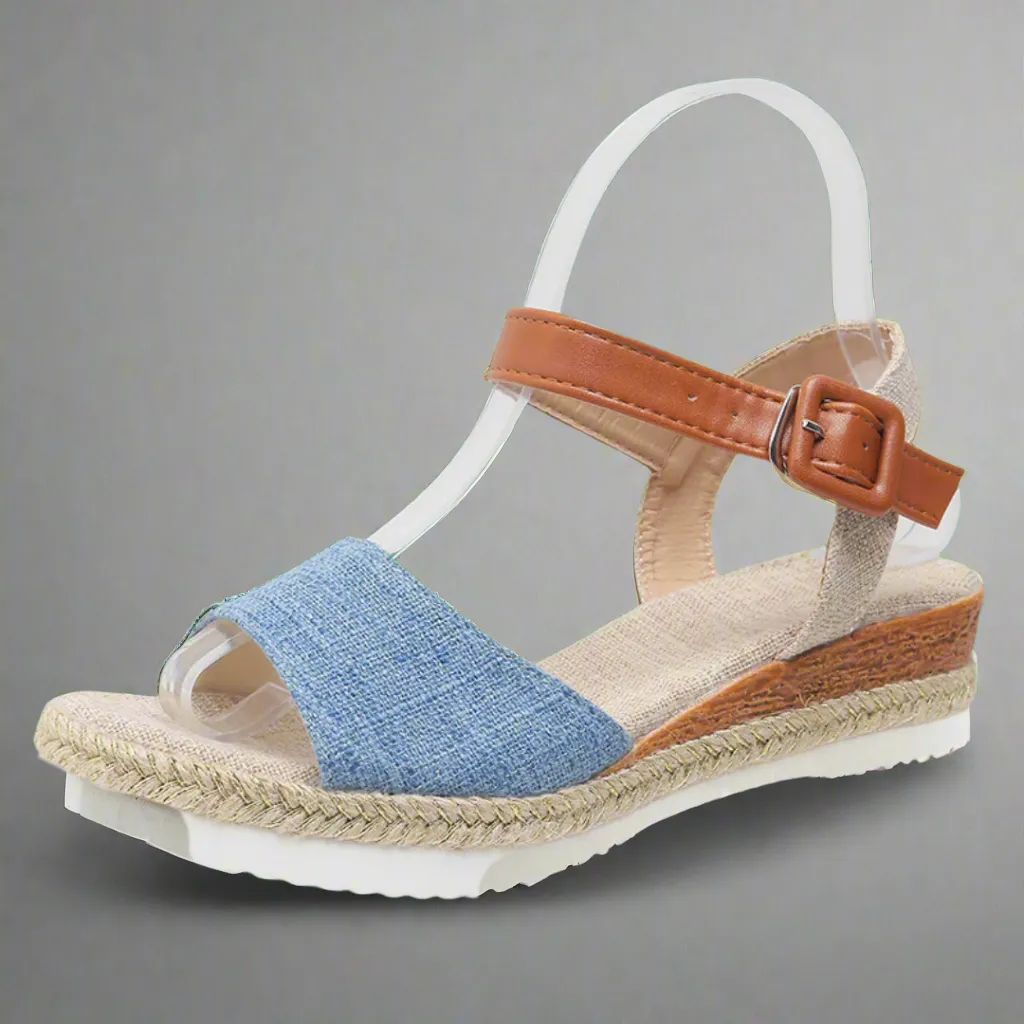 Almuth | Comfortable Wedge Sandals for Women  Elegant Summer Look