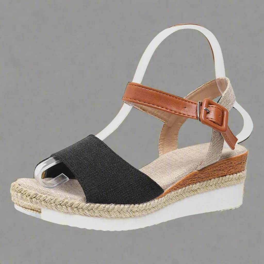Almuth | Comfortable Wedge Sandals for Women  Elegant Summer Look