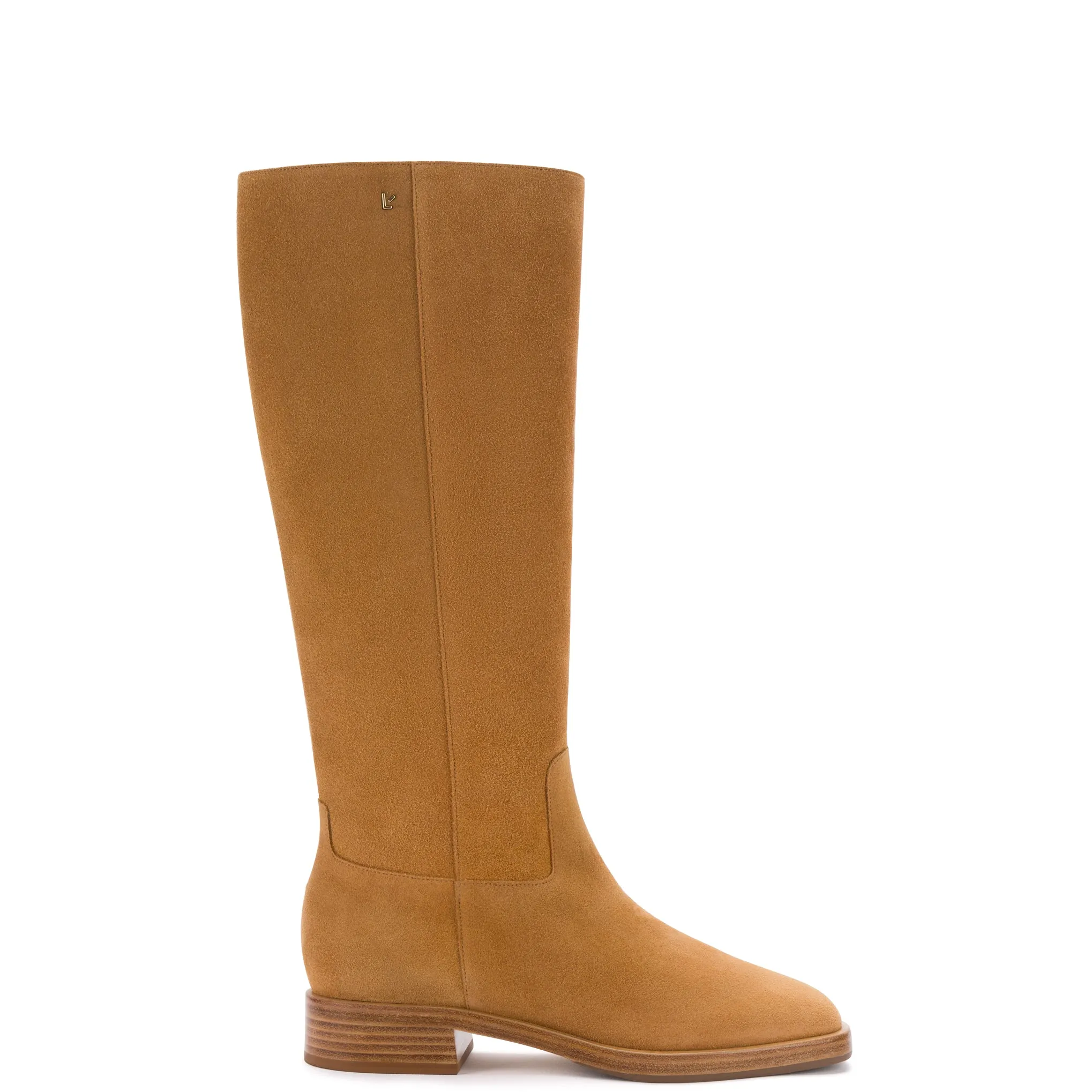 Anne Boot In Toasted Suede by Larroudé