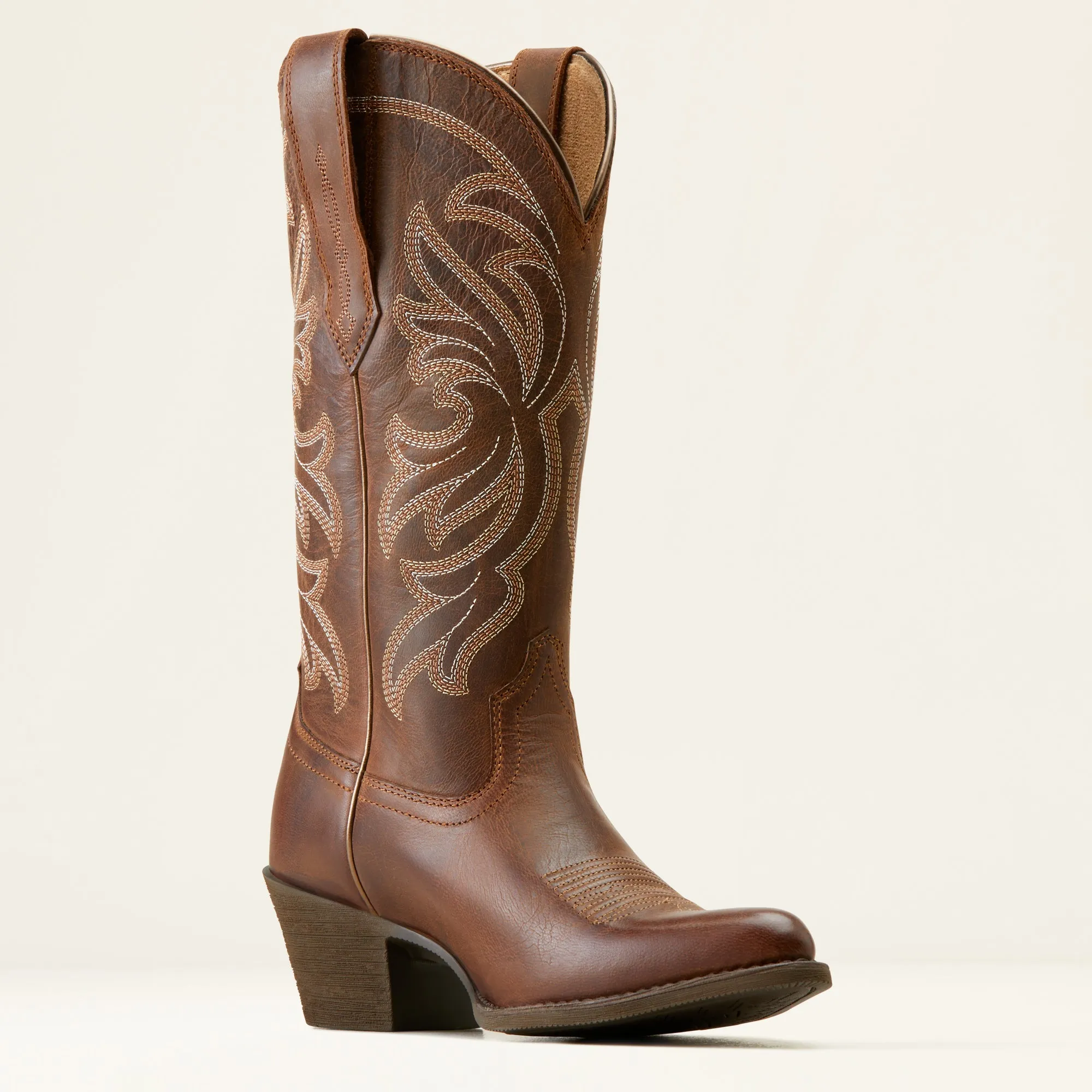 Ariat Women's Sassy Brown Heritage J-Toe Stretch Fit Western Boots