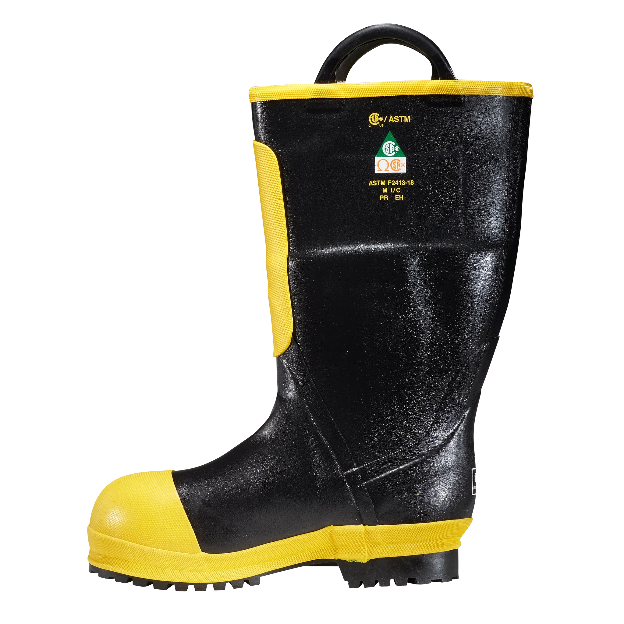 Black Diamond Rubber Firefighter Boot