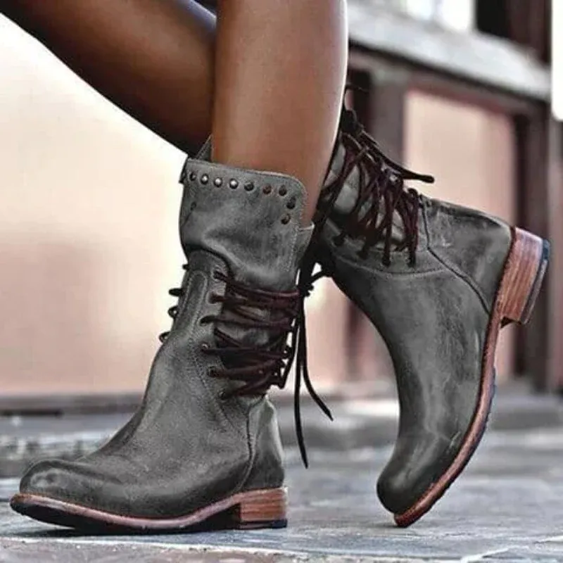 Bonnie - Leather Boot