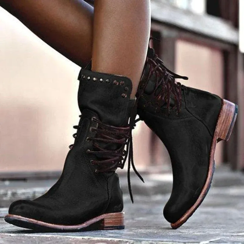 Bonnie - Leather Boot