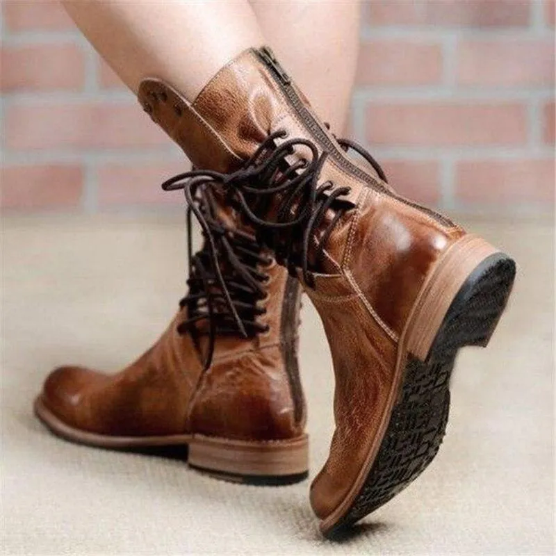 Bonnie - Leather Boot