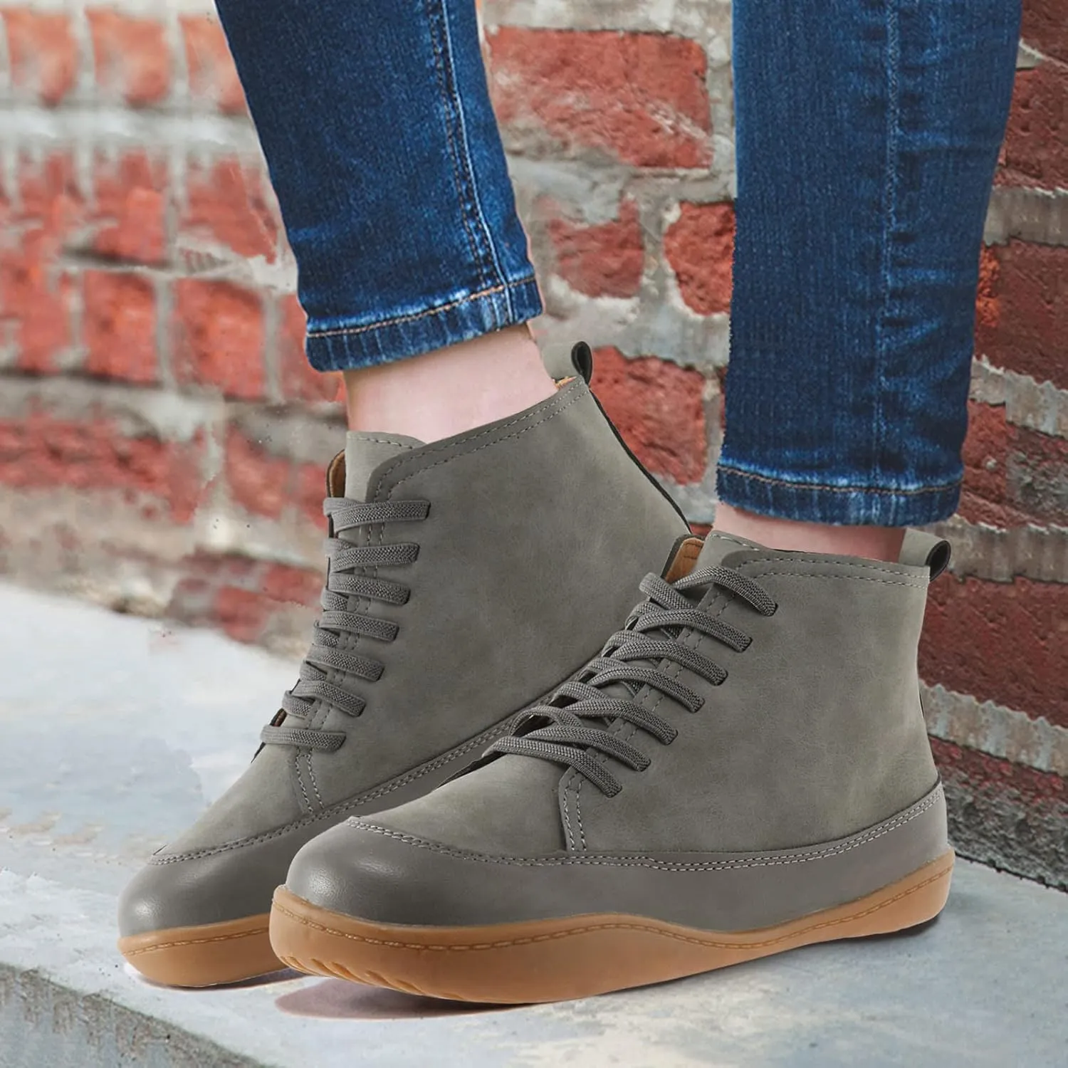 Booties for Women Ankle Womens Wide Booties Womans Ankle Boots Mens Hiking Boot Keep Warm Flat Bottom Chunky Block Heel Side Zipper Pointd Toe