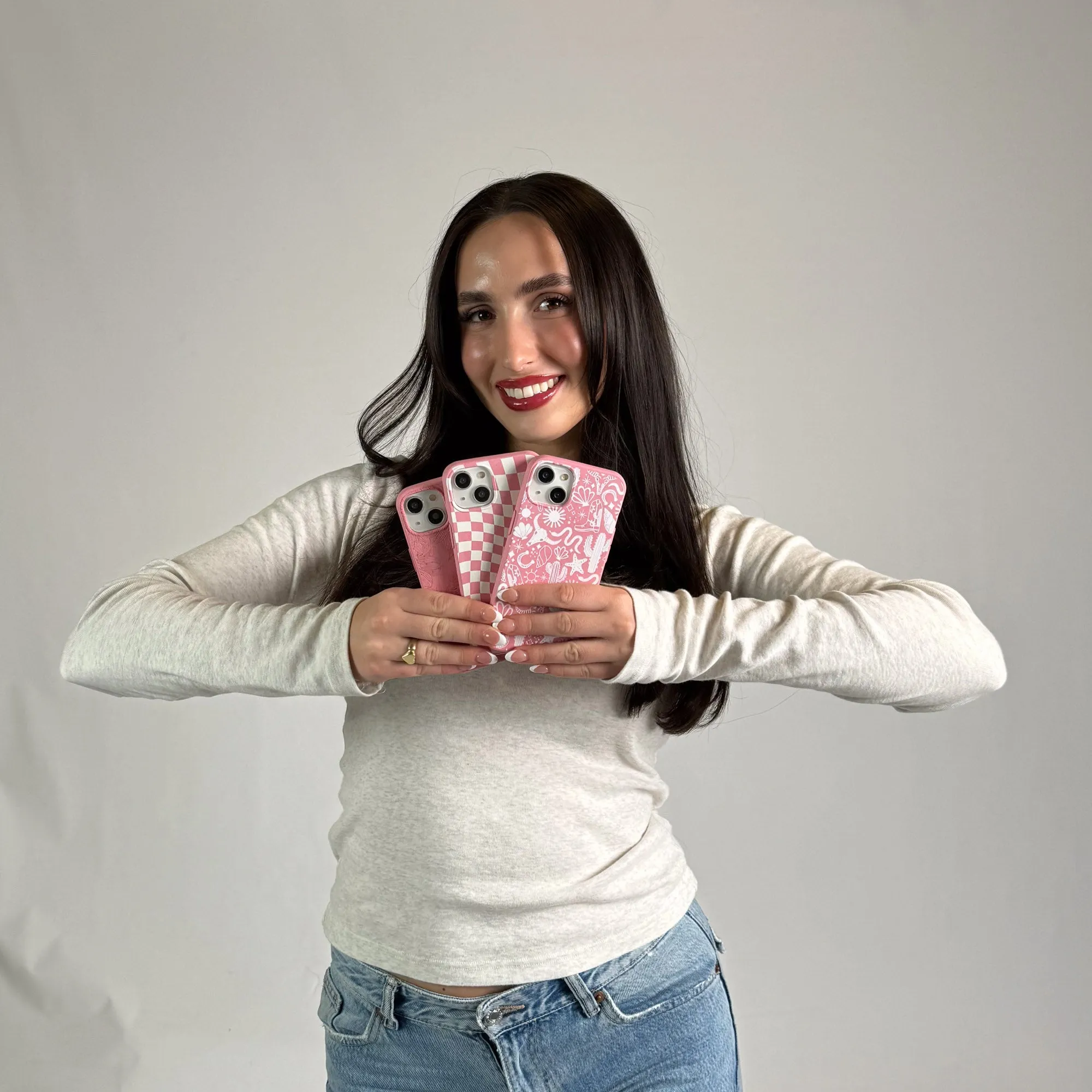 Bubblegum Pink Coastal Rodeo iPhone 13 Mini Case