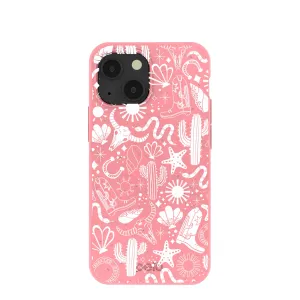 Bubblegum Pink Coastal Rodeo iPhone 13 Mini Case