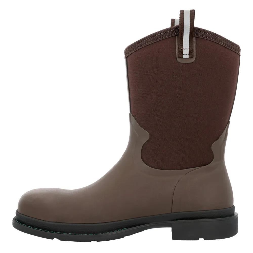 Chore Western Mid Square Toe Pull On Boots