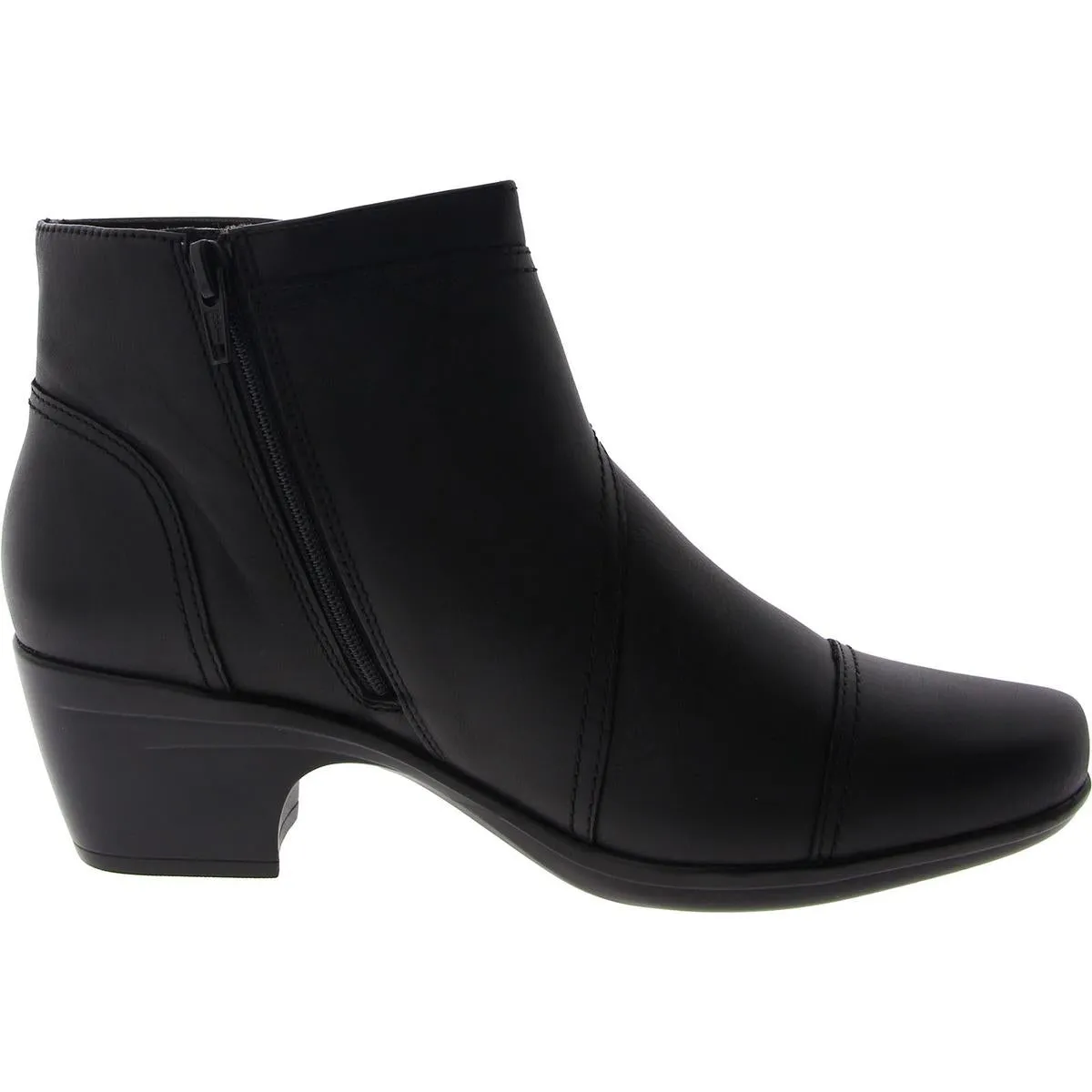 Clarks Womens Leather Comfort Ankle Boots