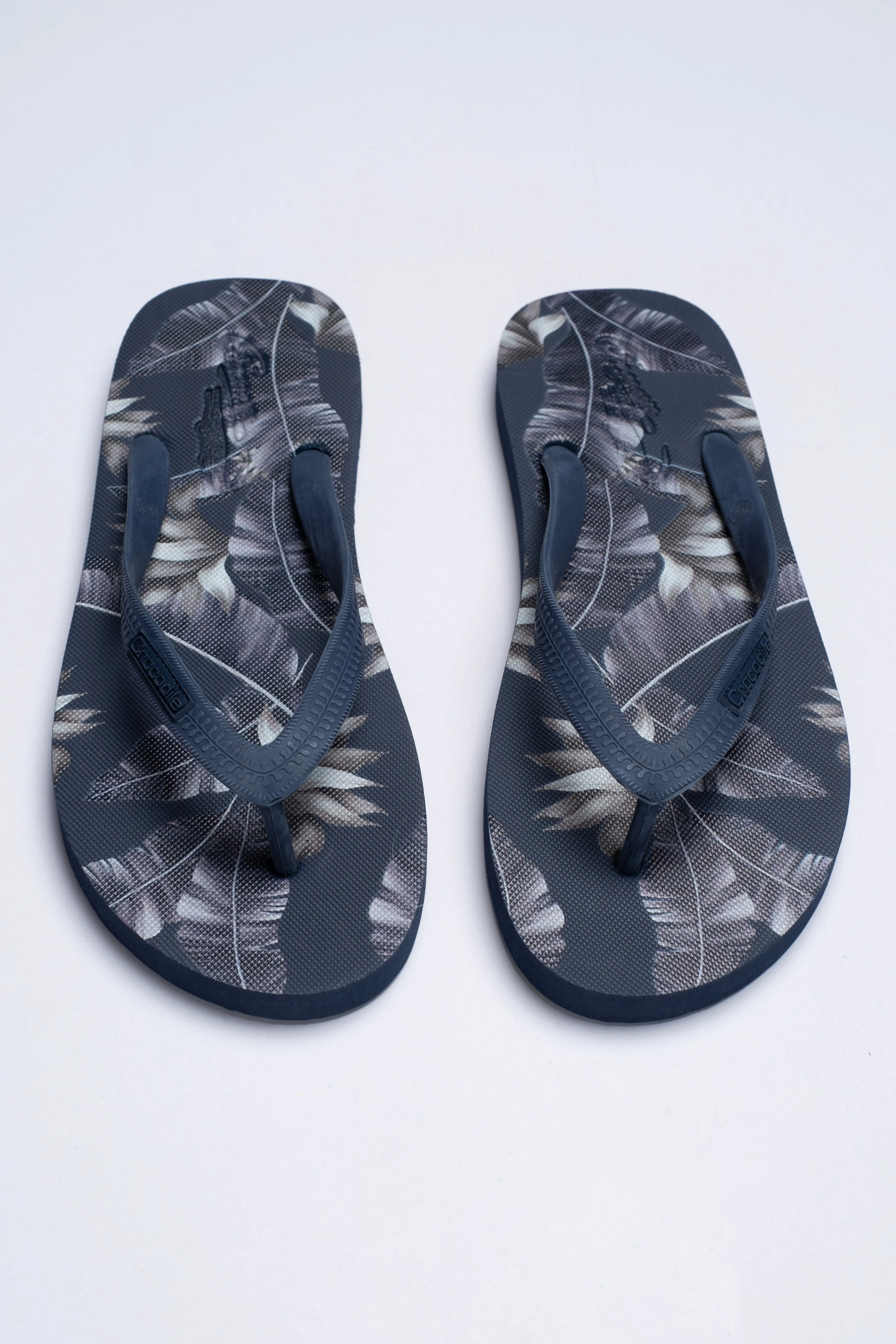 Crocodile Dark Blue Printed Flip Flop