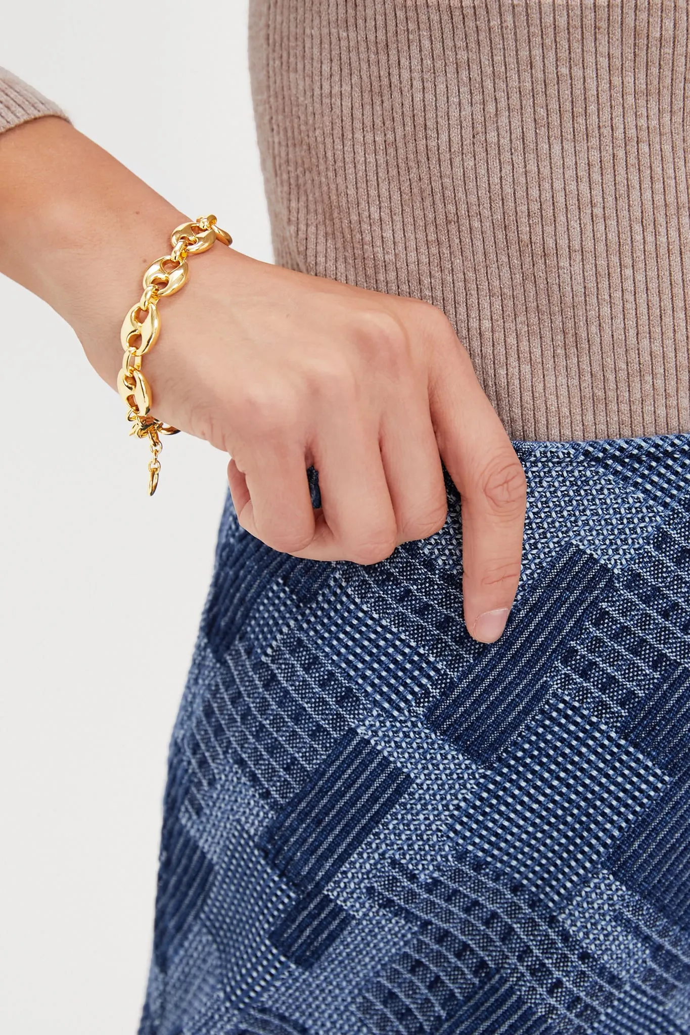 Denim Patchwork Meg Mini Skirt