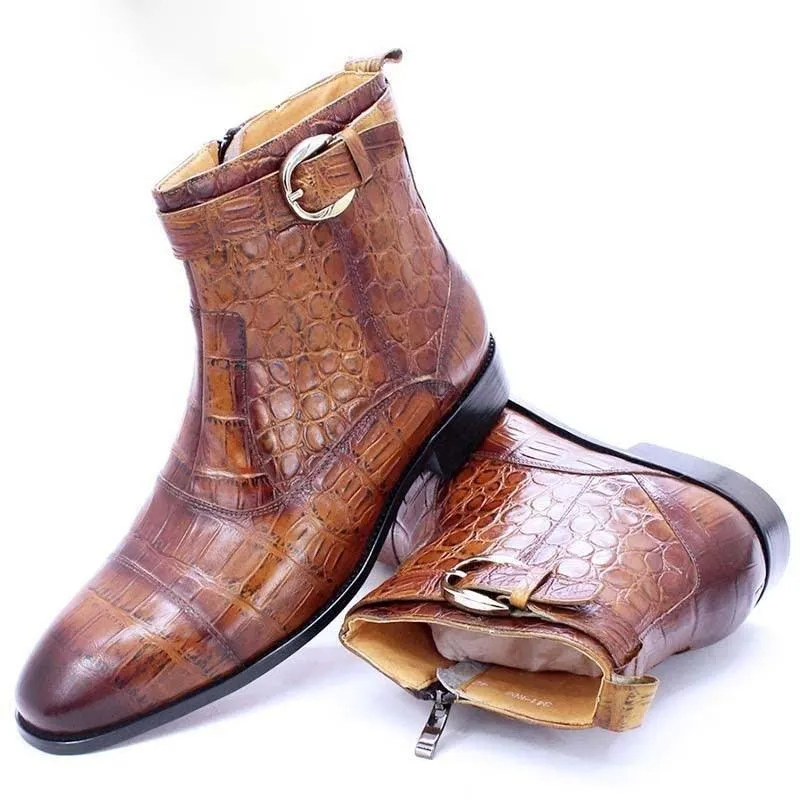 DW Men's Genuine Leather Cowboy Boots