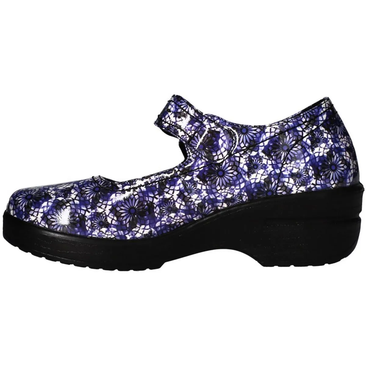 Easy Works by Easy Street Womens Patent Slip Resistant Work and Safety Shoes