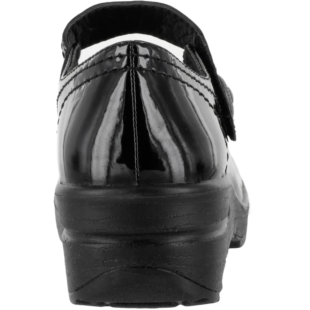 Easy Works by Easy Street Womens Patent Slip Resistant Work and Safety Shoes