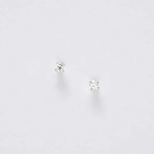Happy 18th Black Shoe Silver Cubic Earrings On Designer Card by Crumble and Core