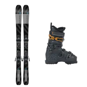 K2 Mindbender 85 W Womens Skis / Quikclik Ski Bindings / Anthem 85 MV Womens Ski Boots Package 2024