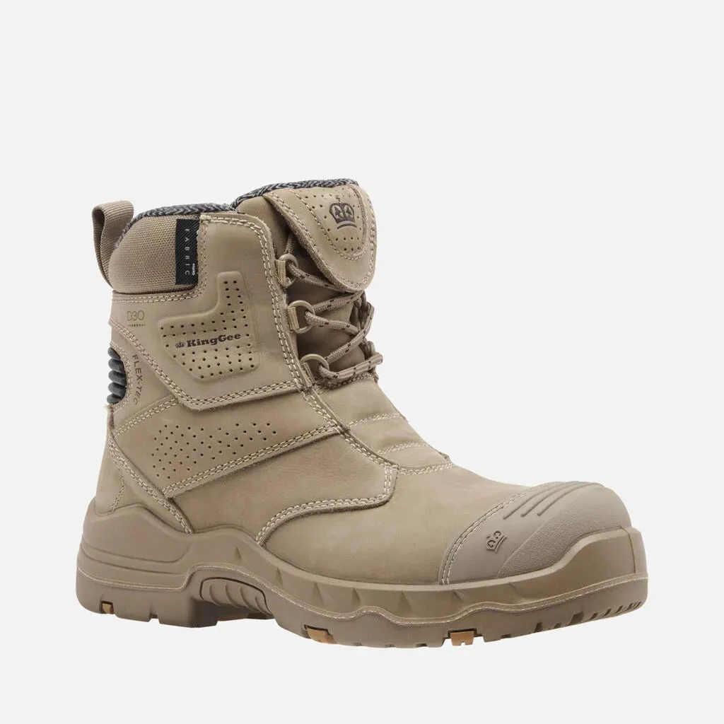 KING GEE Womens Bennu Pro 6 Work Boot - Stone (K28013)