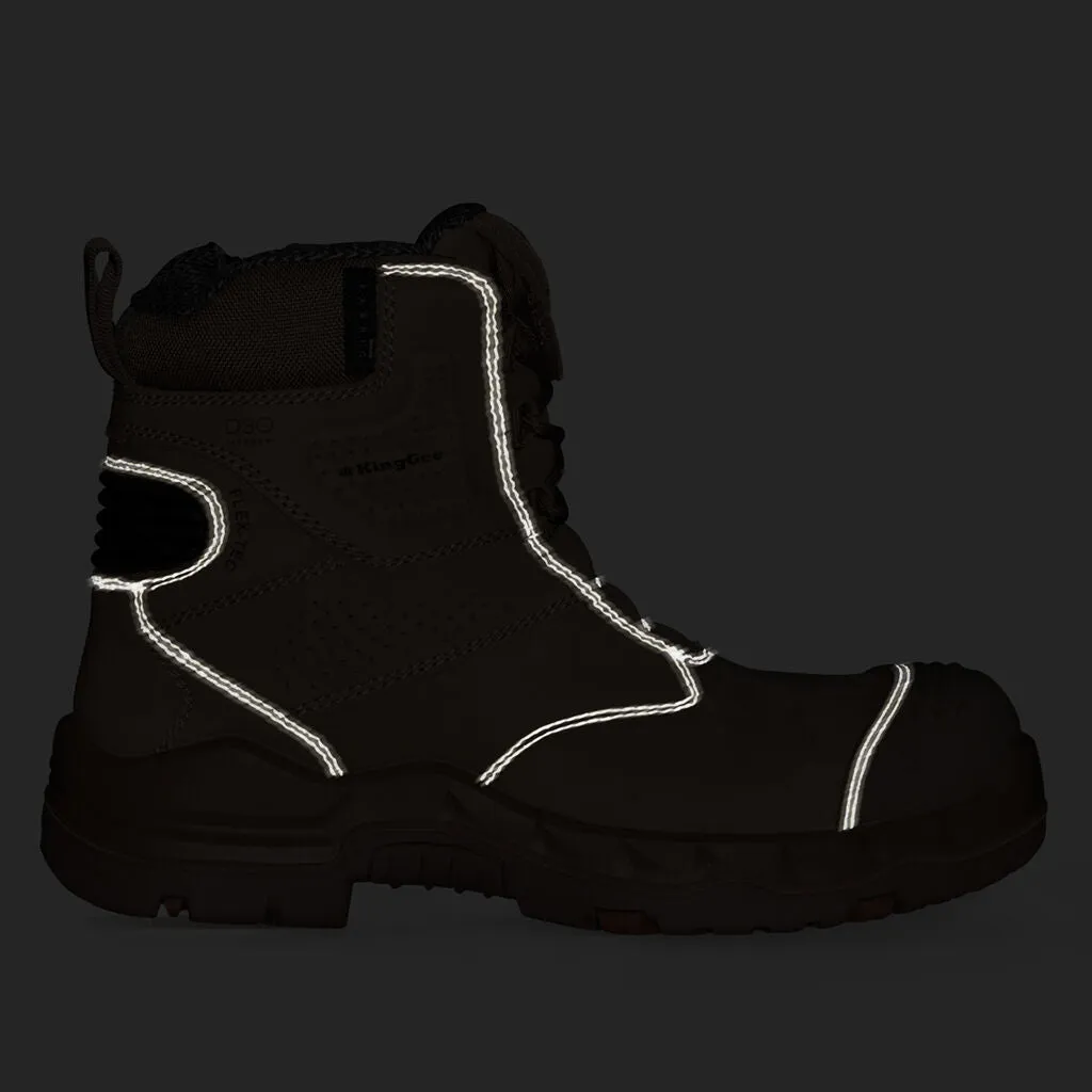 KING GEE Womens Bennu Pro 6 Work Boot - Stone (K28013)