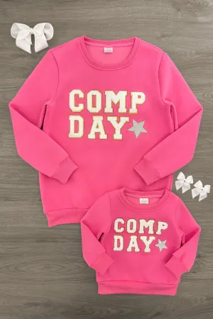 Mom & Me - "Comp Day" Pink Sweatshirt