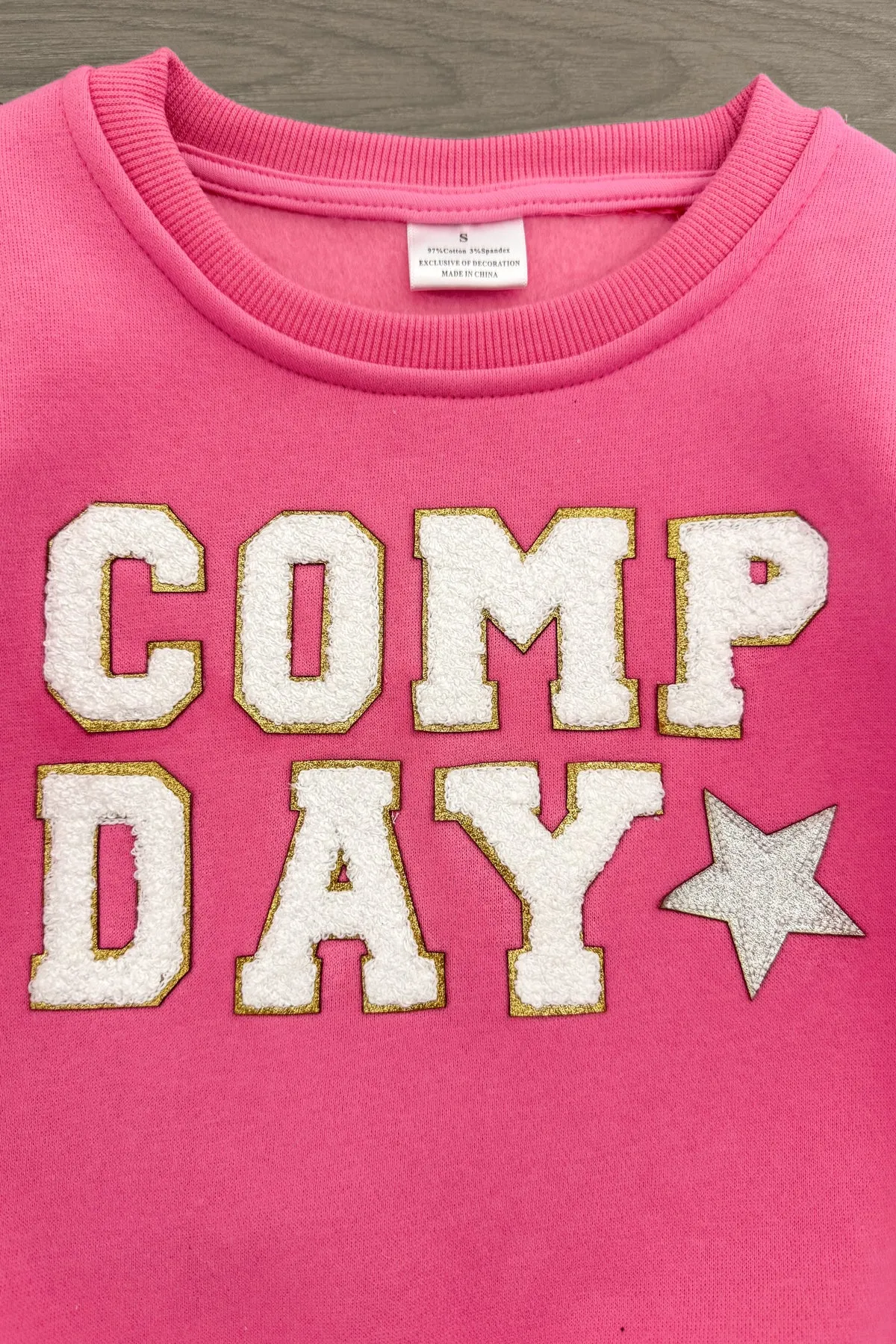 Mom & Me - "Comp Day" Pink Sweatshirt