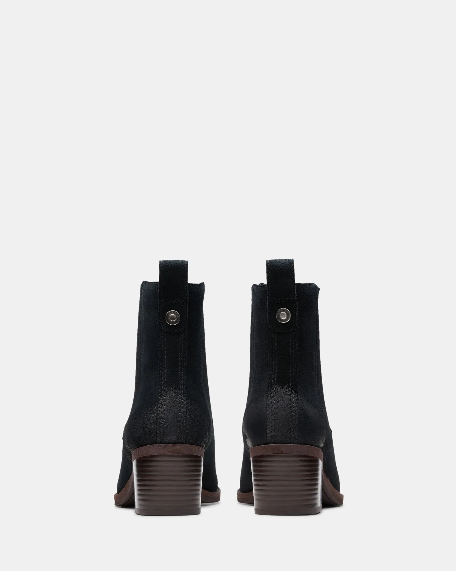 Morzine Top Black Suede