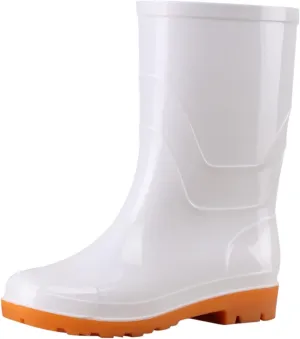 Rain Boots Women's Mid Calf Rain Boots Waterproof Garden Shoes Outdoor Work Boot for Hunting Farming Work Boots