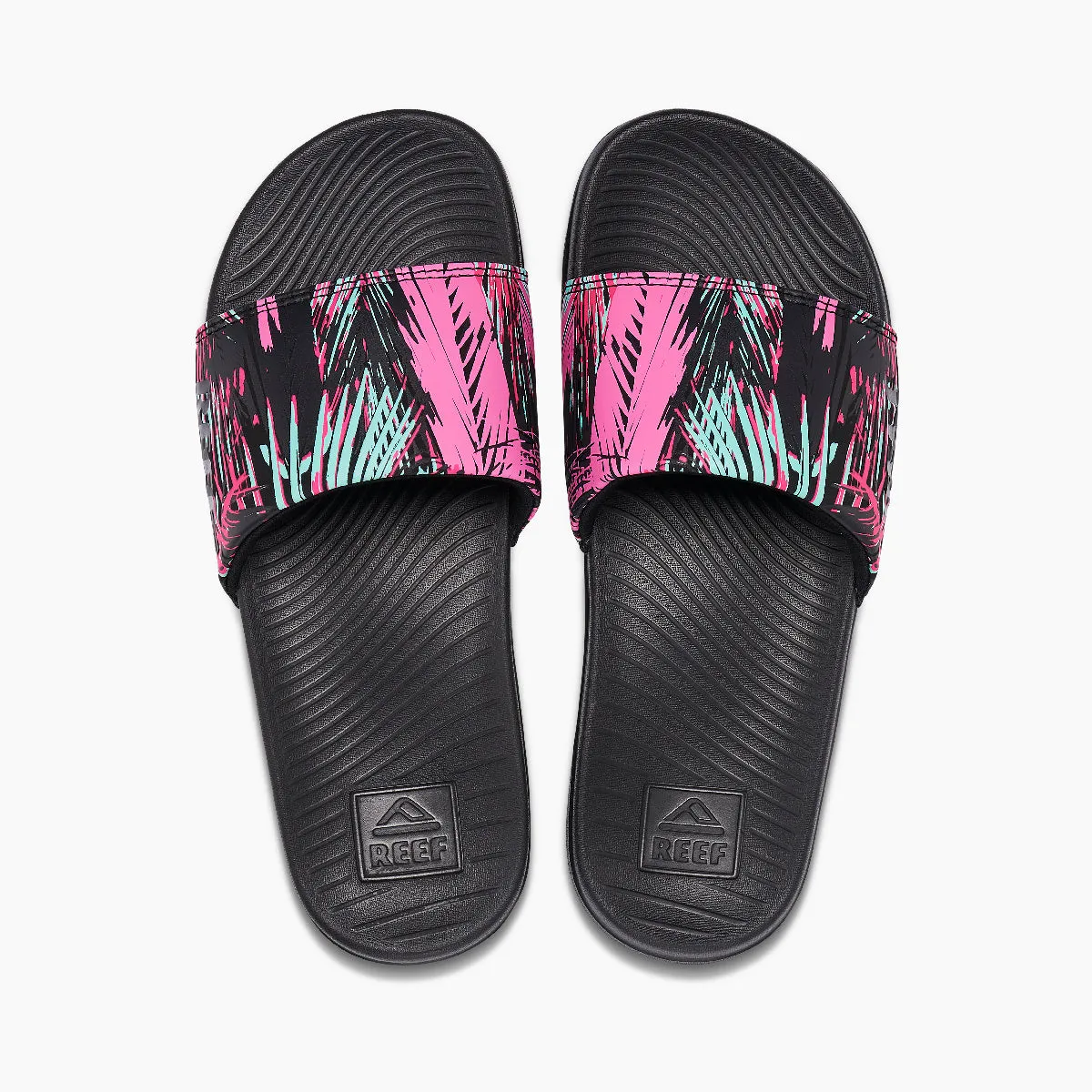 Reef One Slide Sandal-Palm Fronds