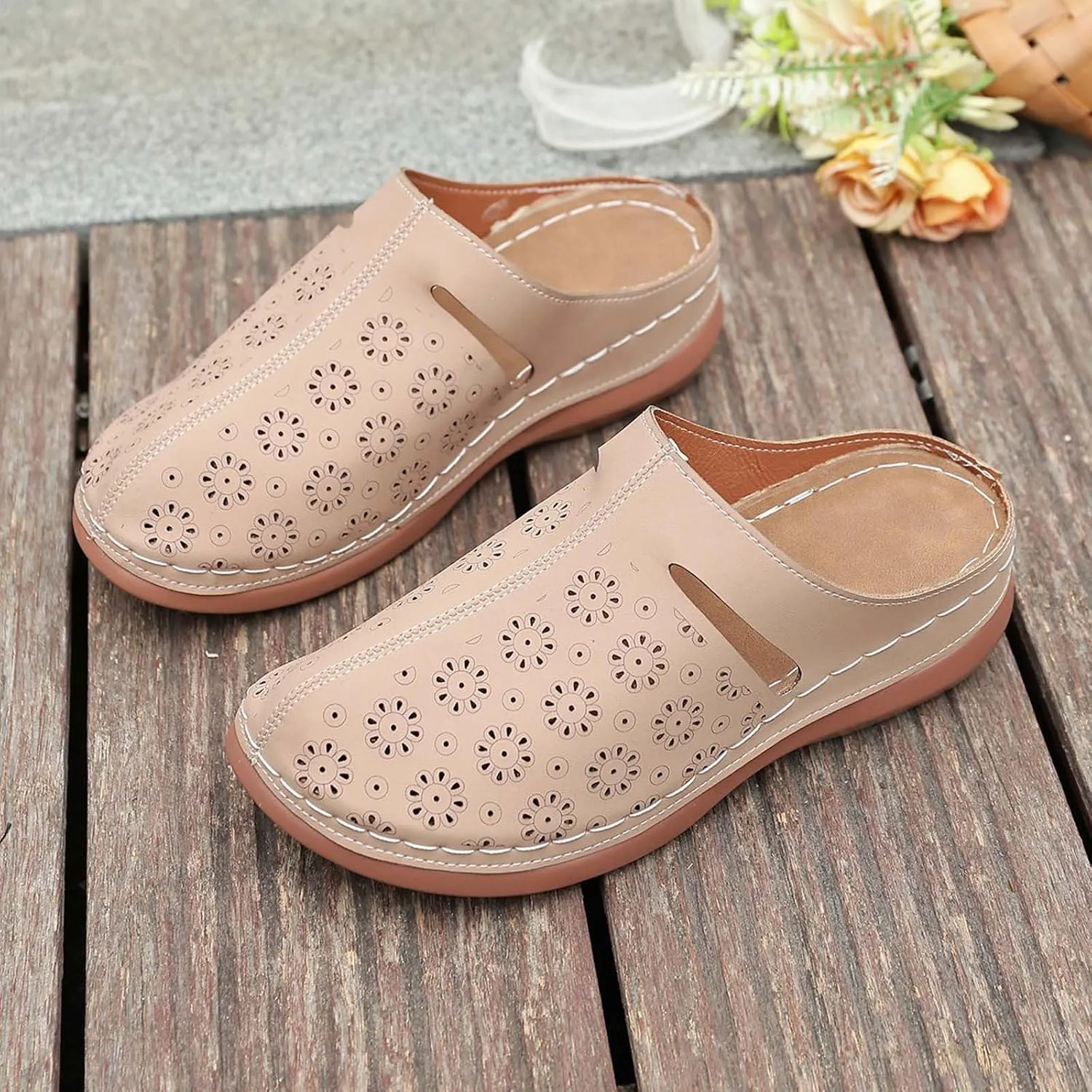Sandals Women Comfortable Arch Support Platform Sandals Casual Bunion Breathable Shoes Embellished