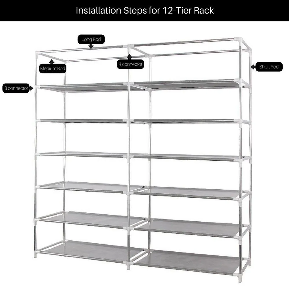 Shoe Rack with Oxford Cover