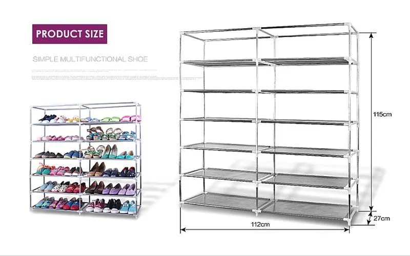 Shoe Rack with Oxford Cover