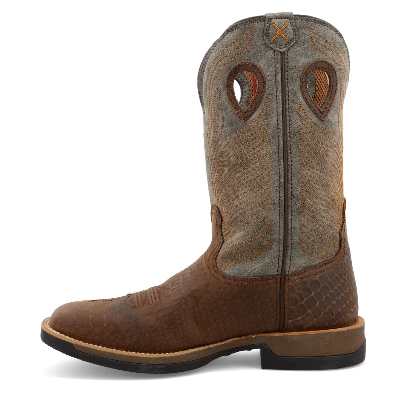 Twisted X Men's Brown & Grey Tech X Western Boot MXW0003