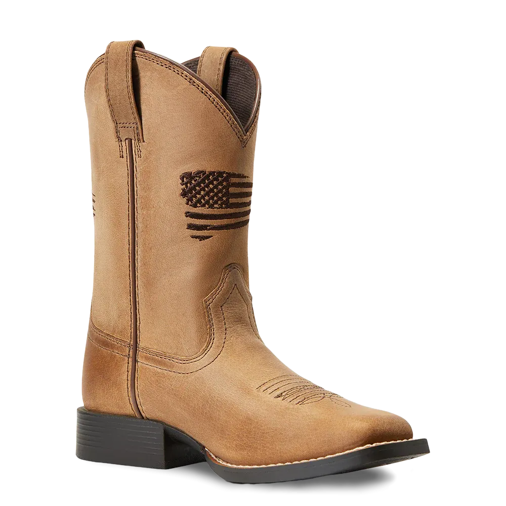 Youth Patriot Homestead Brown Western Boot 10039909