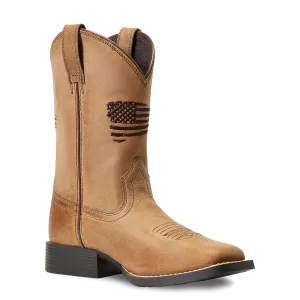 Youth Patriot Homestead Brown Western Boot 10039909
